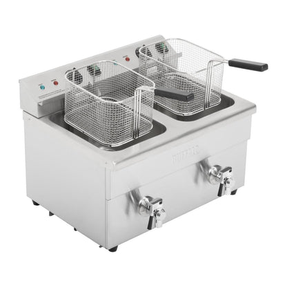 Friteuse induction double Buffalo 2 x 3 kW - Buffalo - CT012