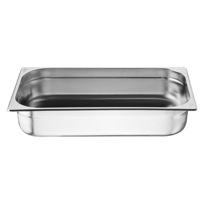 Bacs GN 1/1 en inox Nisbets Essentials 100 mm (lot de 3) - Nisbets Essentials - JB370