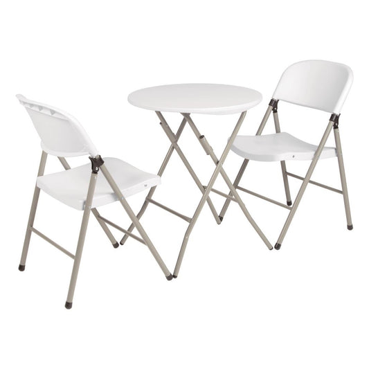 Chaises pliantes Bolero blanches (lot de 2) - Bolero - CE692