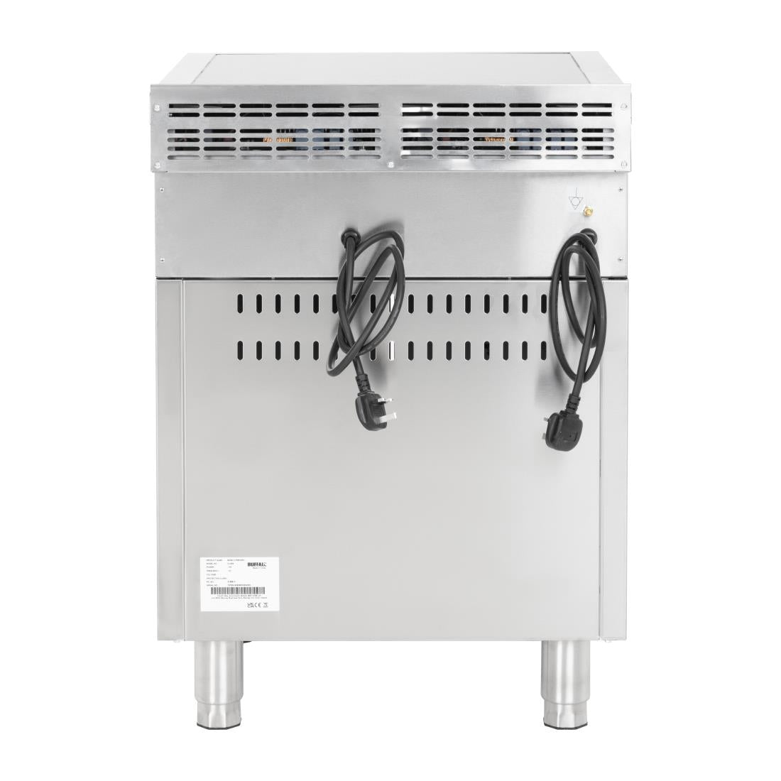 Plaque induction 4 zones sur meuble Buffalo Série 600 2x 3kW - Buffalo - SA807