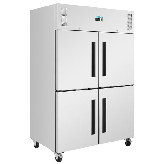 Double armoire réfrigérée positive GN 4 portillons Polar série G 1200L - Polar - PG053