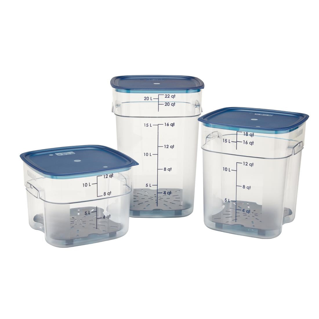 Couvercle bleu Cambro FreshPro 261x261mm - Cambro - CU146