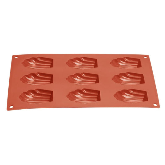 Plaque de 9 moules à madeleine en silicone Vogue - Vogue - JA314