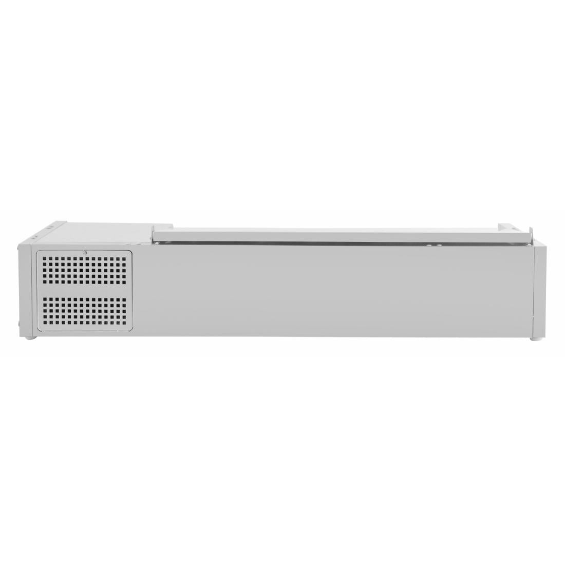 Saladette à poser avec couvercle Polar Série G 5x GN 1/4 - Polar - FA854