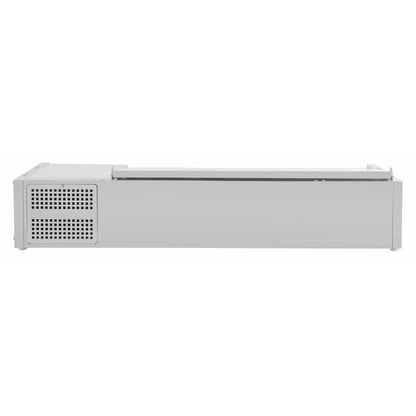 Saladette à poser avec couvercle Polar Série G 5x GN 1/4 - Polar - FA854