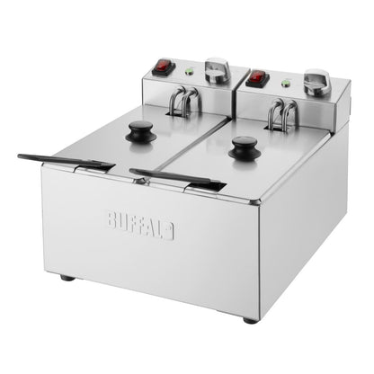 Friteuse double Buffalo - 2x3L - Buffalo - CU615