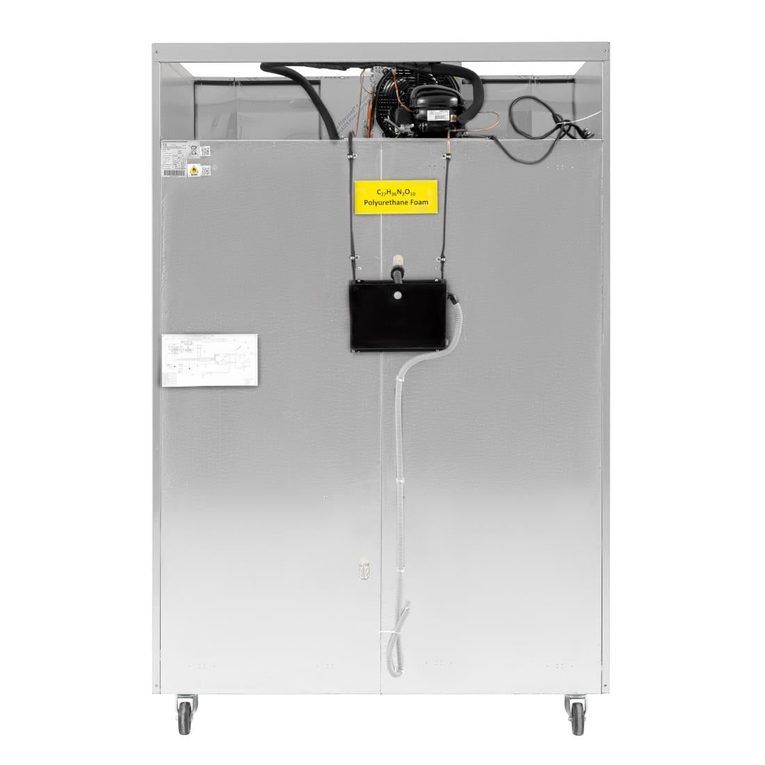 Armoire réfrigérée négative deux portes économe en énergie Polar Série U 1 400L - Polar - UA033