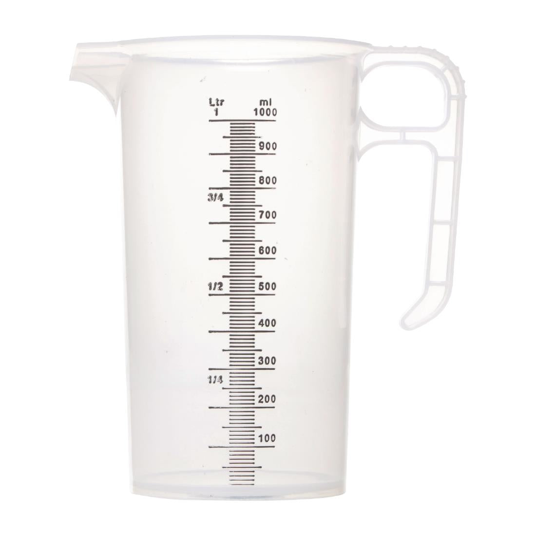 Pichet mesureur en polypropylène 1L - Pro-Measures - FD326