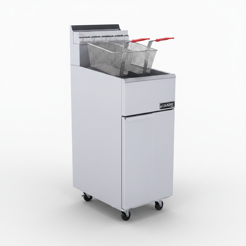 Friteuse à gaz - NG - GPL - 22 litres - 3 brûleurs - DCF22L