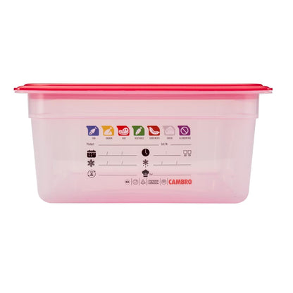 Bac en polypropylène Cambro Safetrak IML GN 1/1 150mm - Cambro - JN502