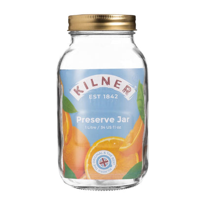 Bocal à conserves couvercle vis Kilner 1L - Kilner - GG786