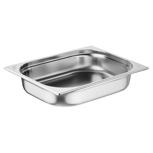 Bacs GN 1/2 en inox Nisbets Essentials 65 mm (lot de 3) - Nisbets Essentials - JB371