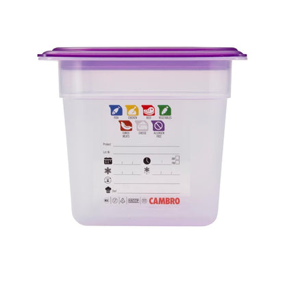Bac en polypropylène Cambro Safetrak IML GN 1/3 150mm - Cambro - JN510