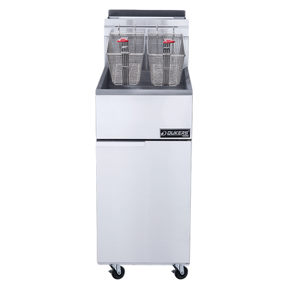 Friteuse à gaz - NG - GPL - 22 litres - 3 brûleurs - DCF22L