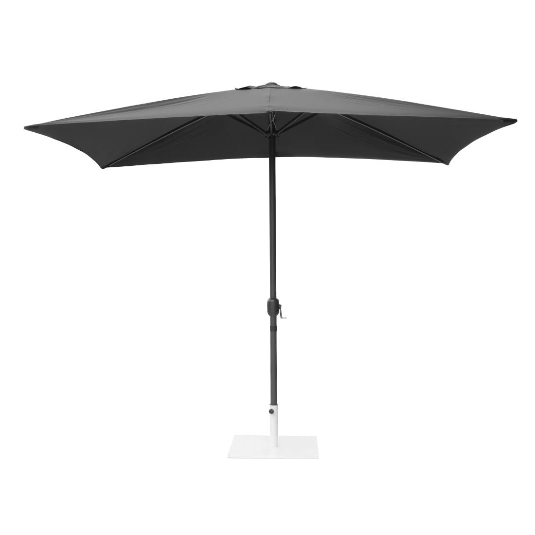 Parasol rectangulaire Bolero Seville 2x3m noir - Bolero - DZ871