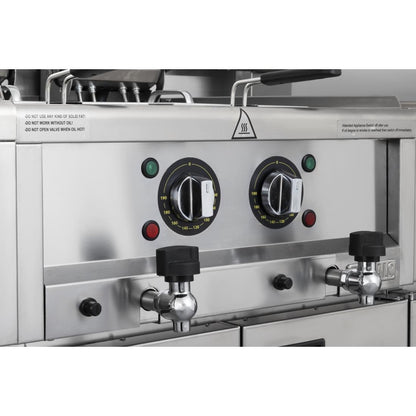 Friteuse électrique double Buffalo Série 600 2 x 8L - Buffalo - CU477