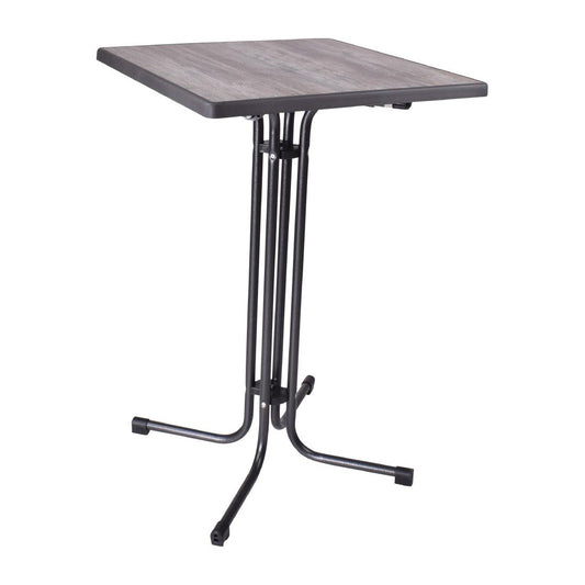 Table haute carrée pliante Limburg 70cm - Mebu - FT988