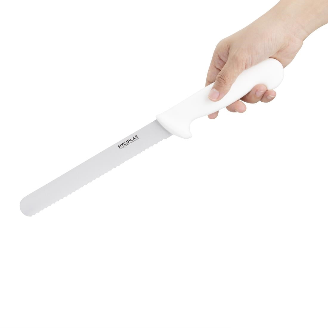 Couteau à pain Hygiplas blanc 203mm - Hygiplas - C882
