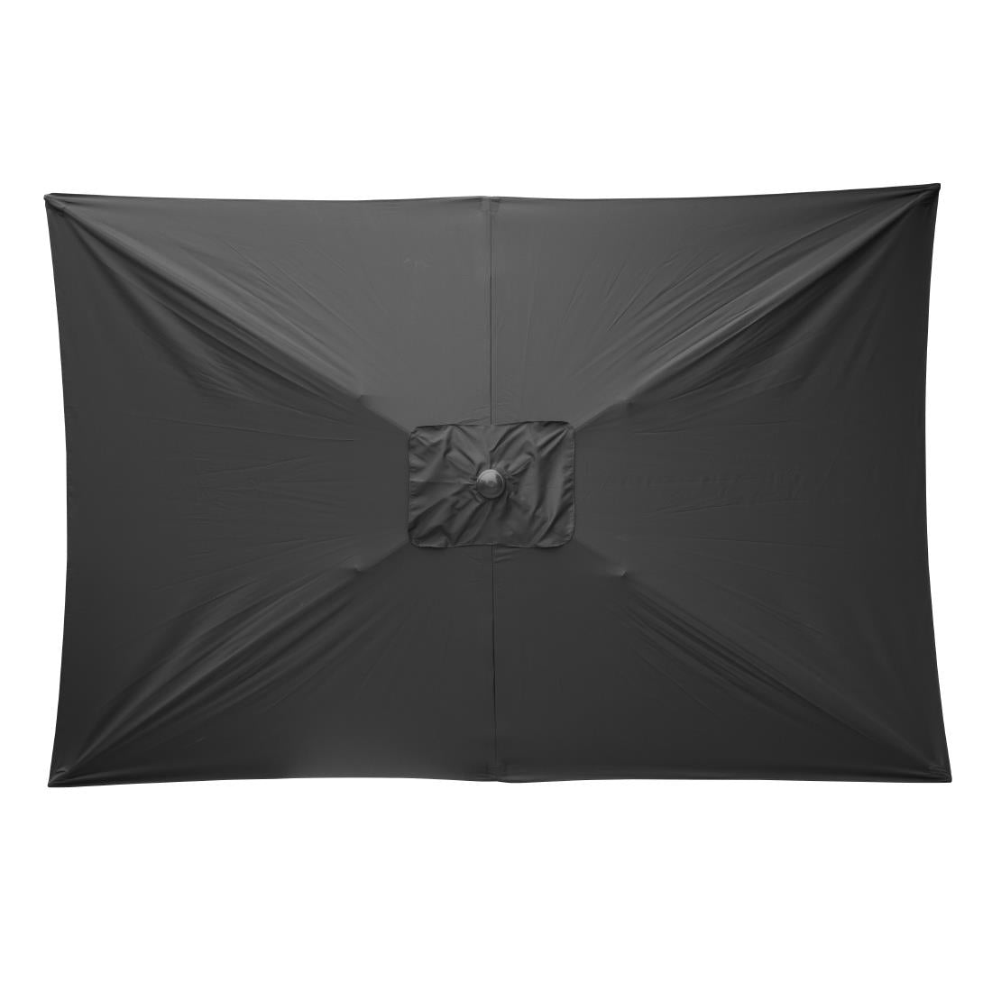 Parasol rectangulaire Bolero Seville 2x3m noir - Bolero - DZ871