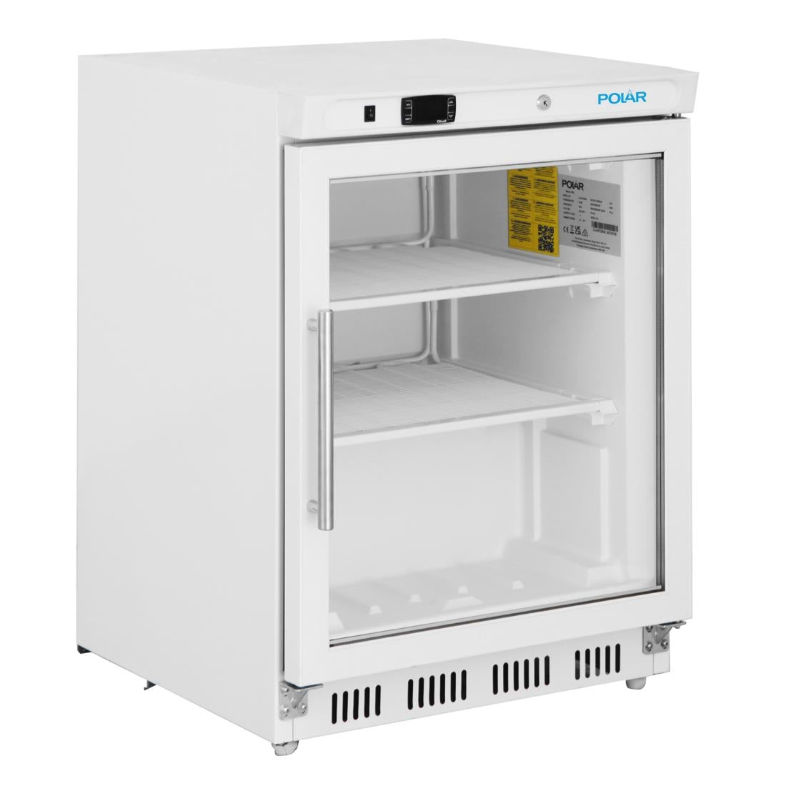 Vitrine réfrigérée négative de comptoir Polar Série C blanche 129L - Polar - PC007
