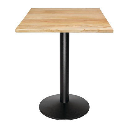 Plateau de table carré pré-percé coloris bois naturel Bolero 700mm - Bolero - DY737