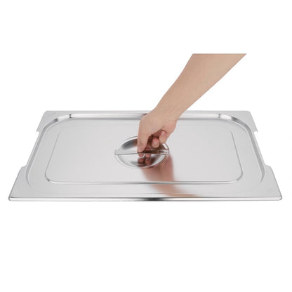 Couvercle inox GN 1/1 avec poignée Vogue - Vogue - CB181