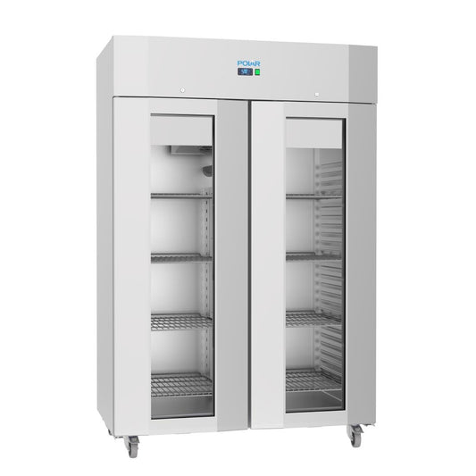 Vitrine réfrigérée positive double porte économe en énergie Polar Série U - Polar - UA042