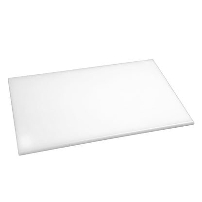 Planche à découper standard haute densité Hygiplas blanche - Hygiplas - J016