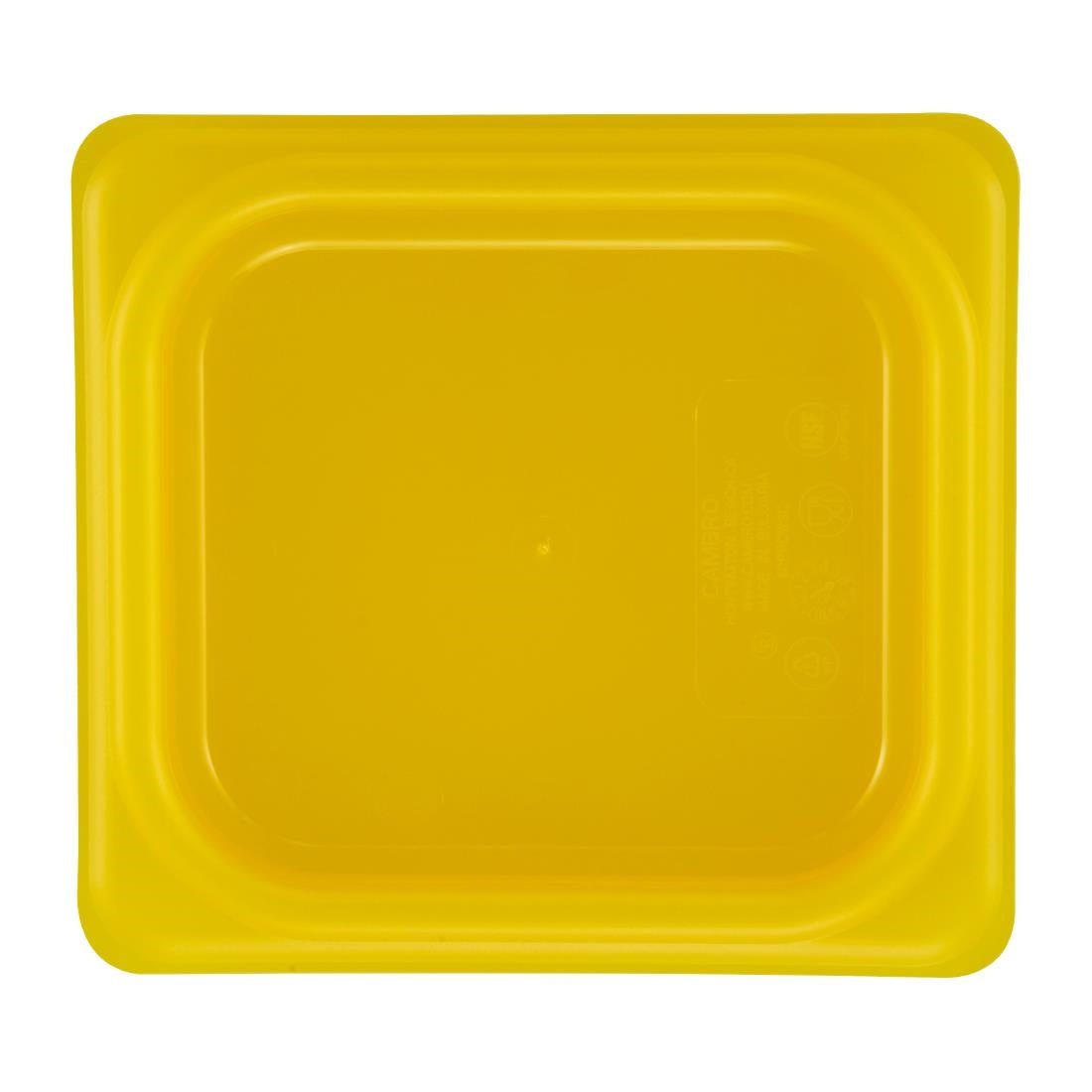 Couvercle hermétique en polypropylène GN 1/6 Cambro Safetrak IML jaune - Cambro - JN545