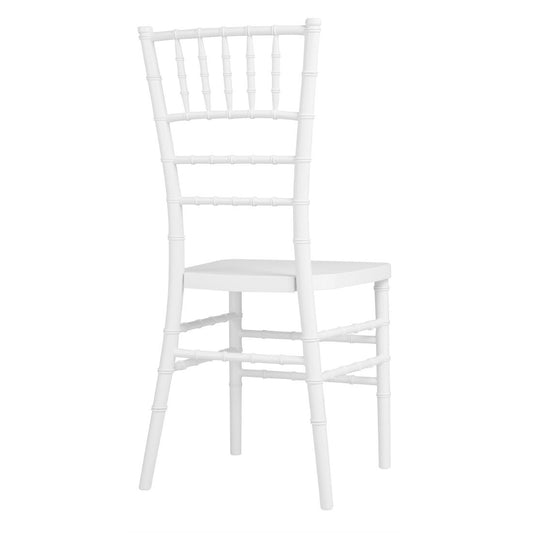 Chaises Bolero Chiavari en polypropylène blanches (lot de 4) - Bolero - JA998