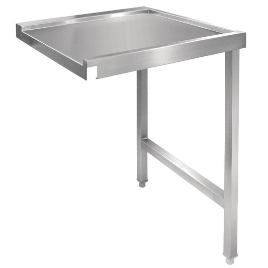 Table de sortie droite pour lave-vaisselle à capot Vogue 600mm - Vogue - GJ534