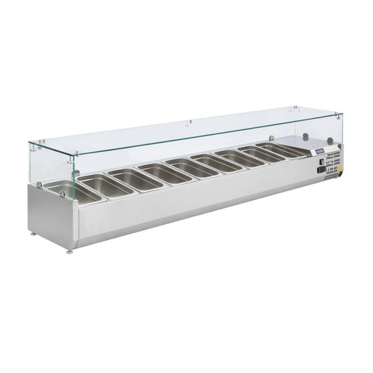 Saladette réfrigérée 9 bacs GN 1/3 Polar Série G - Polar - GD878