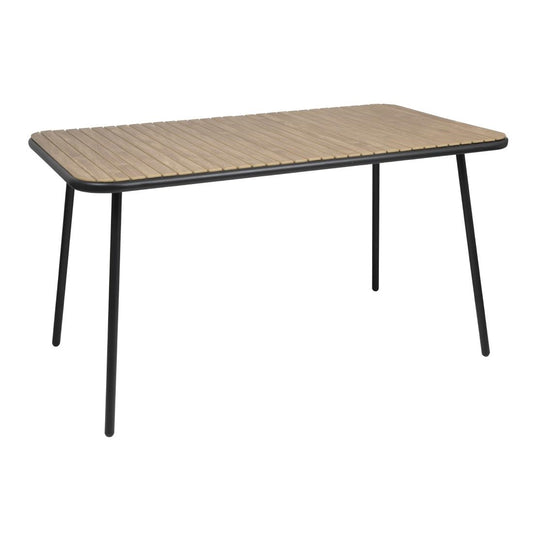 Table rectangulaire effet bois Bolero Santorini 1400mm - Bolero - FU536