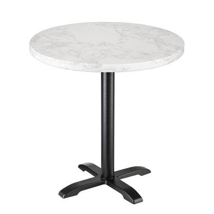 Plateau de table rond effet marbre Bolero blanc 600mm - Bolero - DC300