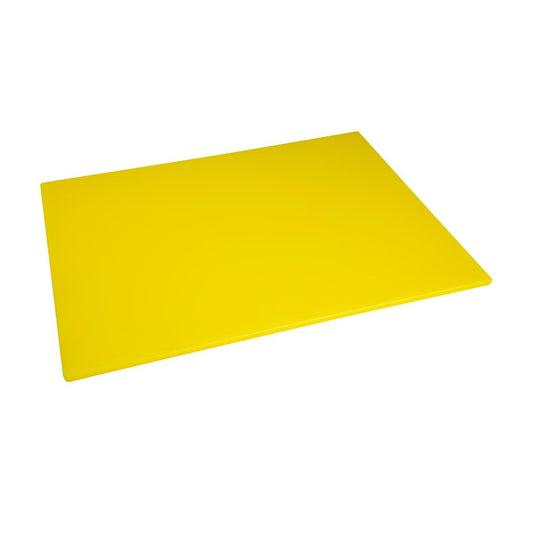 Grande planche à découper basse densité Hygiplas jaune - Hygiplas - HC883