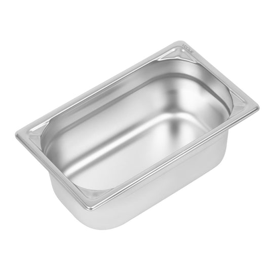 Bac professionnel inox 18/10 Vogue GN 1/4 100mm - Vogue - DW447