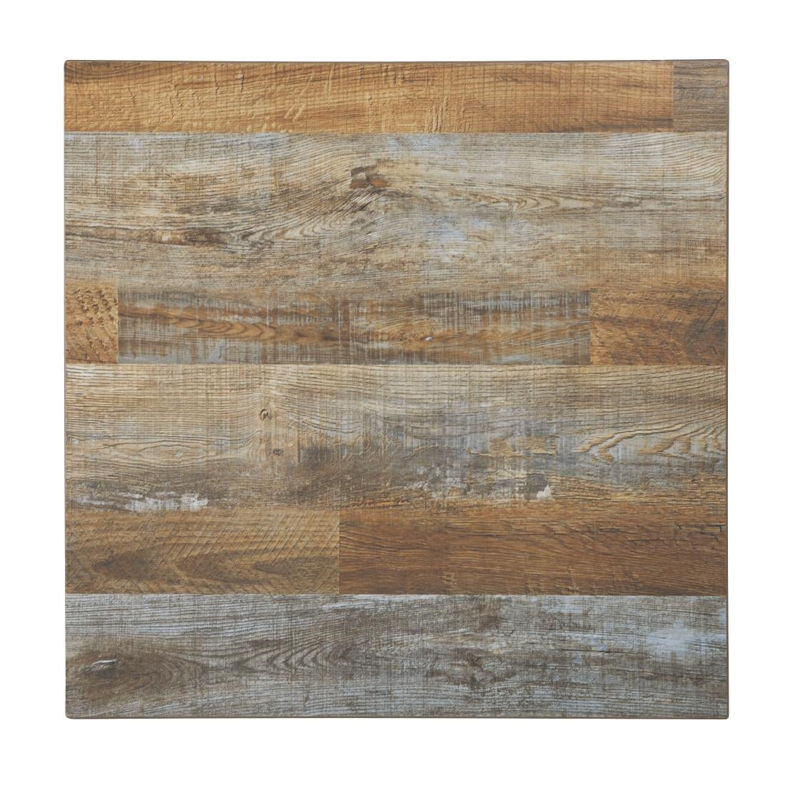 Plateau de table carré Bolero effet bois vieilli - 60 cm - Bolero - DR821