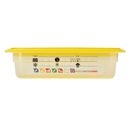 Bac en polypropylène Cambro Safetrak IML GN 1/4 65mm - Cambro - JN512