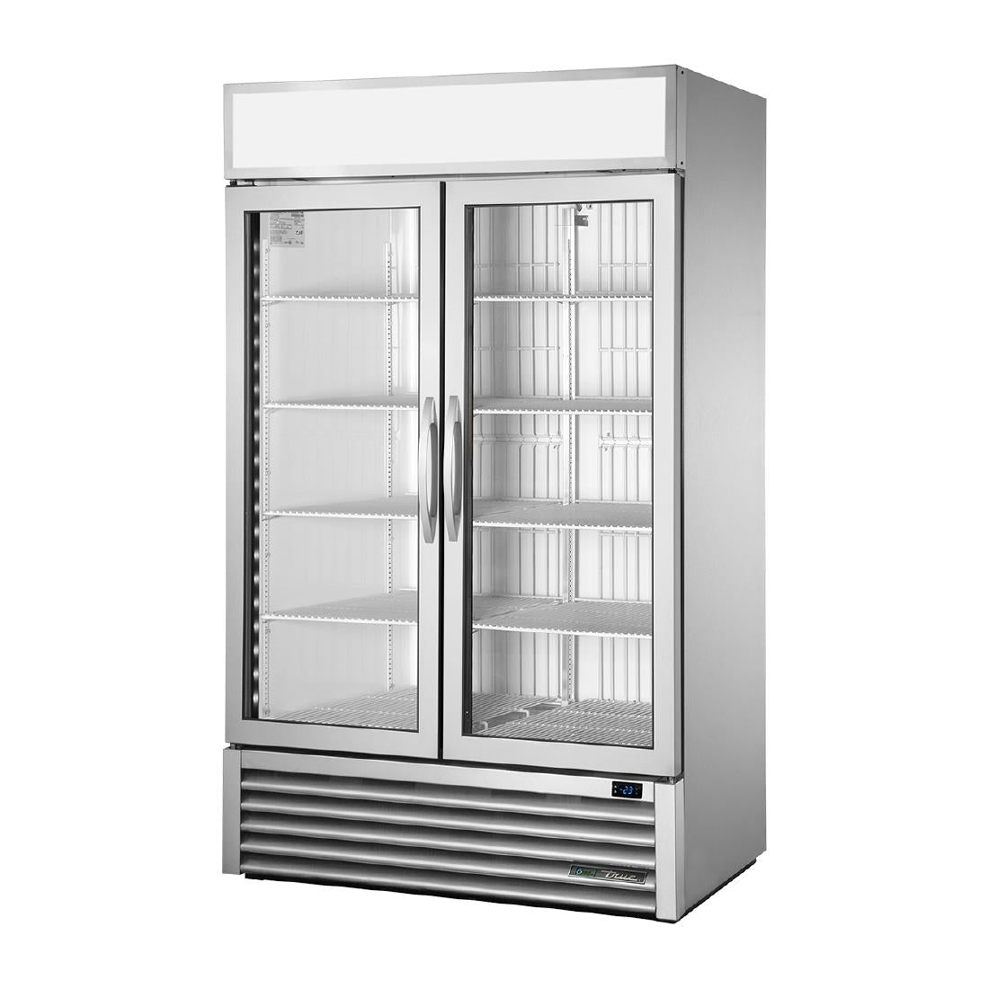 Vitrine réfrigérée négative libre service 2 portes True GDM-43F-HC-FGD01-ALU - TRUE - CX715