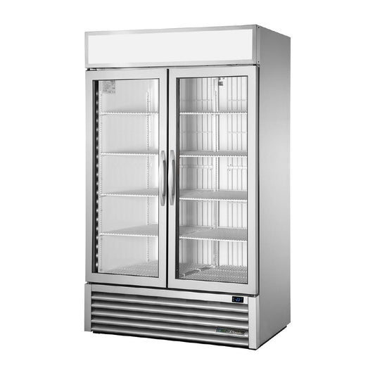 Vitrine réfrigérée négative libre service 2 portes True GDM-43F-HC-FGD01-ALU - TRUE - CX715