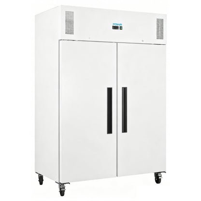 Armoire réfrigérée positive blanche Polar série G 2 portes 1 152L - Polar - PG042