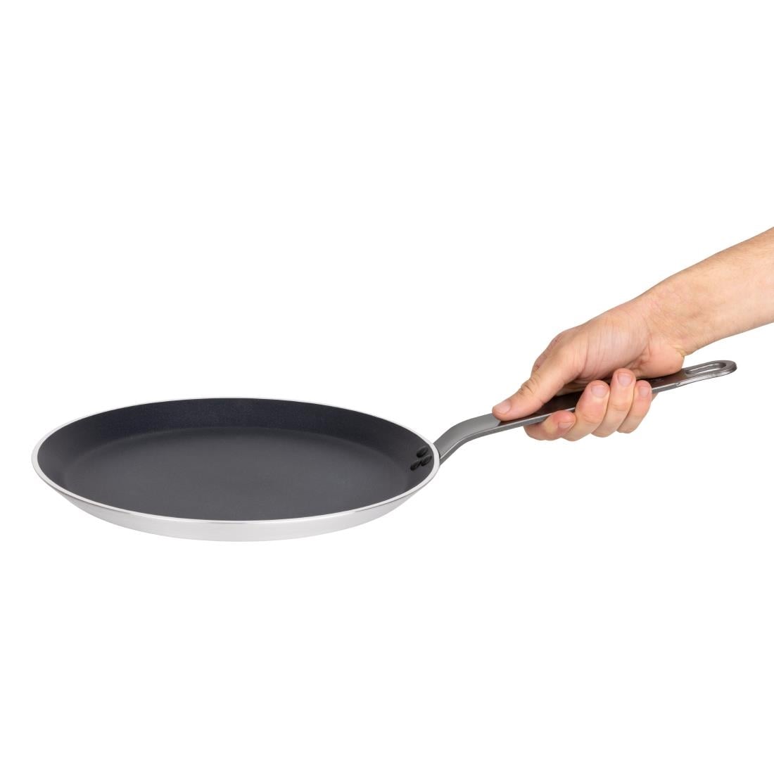 Crêpière antiadhésive induction en aluminium et téflon Vogue 260mm - Vogue - FB697