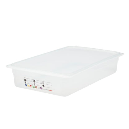 Bac en polypropylène Cambro Safetrak IML GN 1/1 100mm - Cambro - JN501