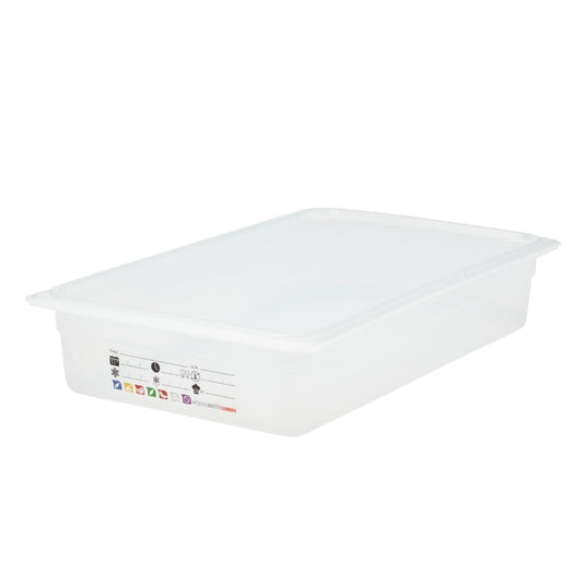 Bac en polypropylène Cambro Safetrak IML GN 1/1 100mm - Cambro - JN501