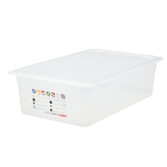 Bac en polypropylène Cambro Safetrak IML GN 1/1 150mm - Cambro - JN502