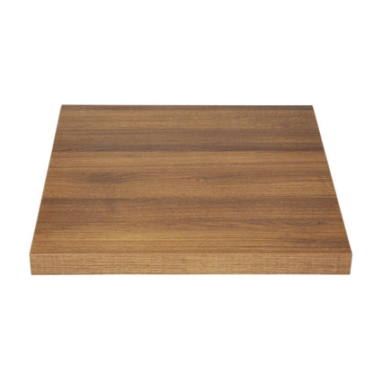 Plateau de table carré Bolero 700mm effet bois chêne rustique - Bolero - GR330