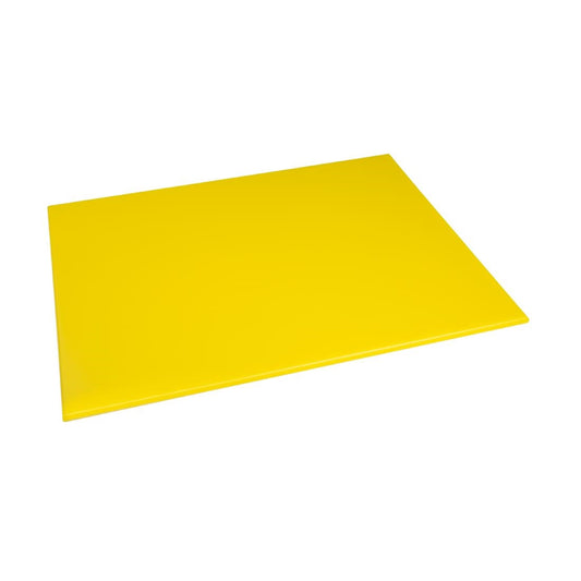 Grande planche à découper haute densité Hygiplas jaune - Hygiplas - J021