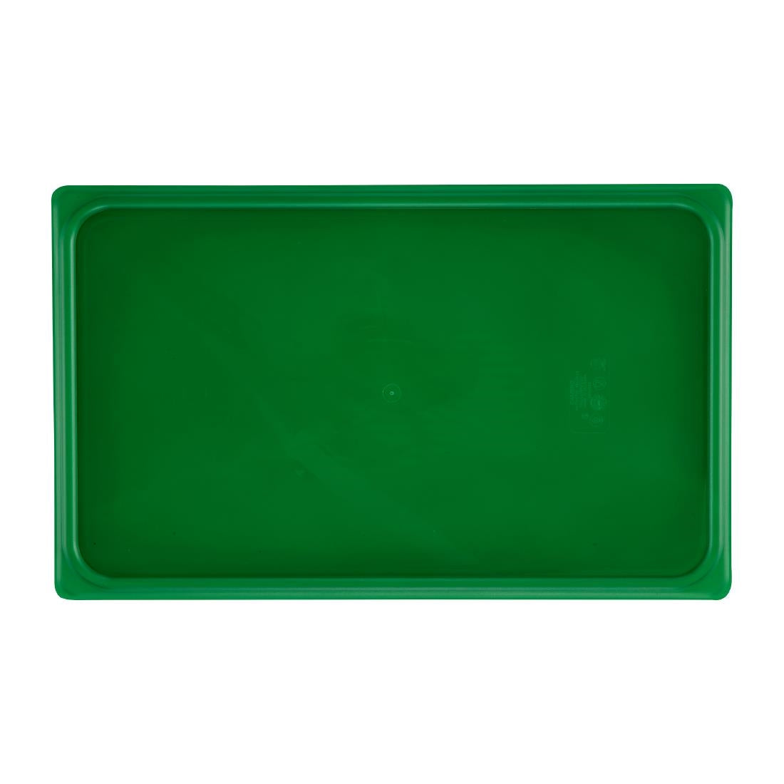 Couvercle hermétique en polypropylène GN 1/1 Cambro Safetrak IML vert - Cambro - JN522