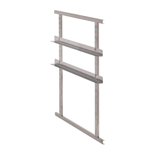Kit de 4 glissières inox ajustables et 2 cadres métalliques Cambro pour DW585 - Cambro - CW808