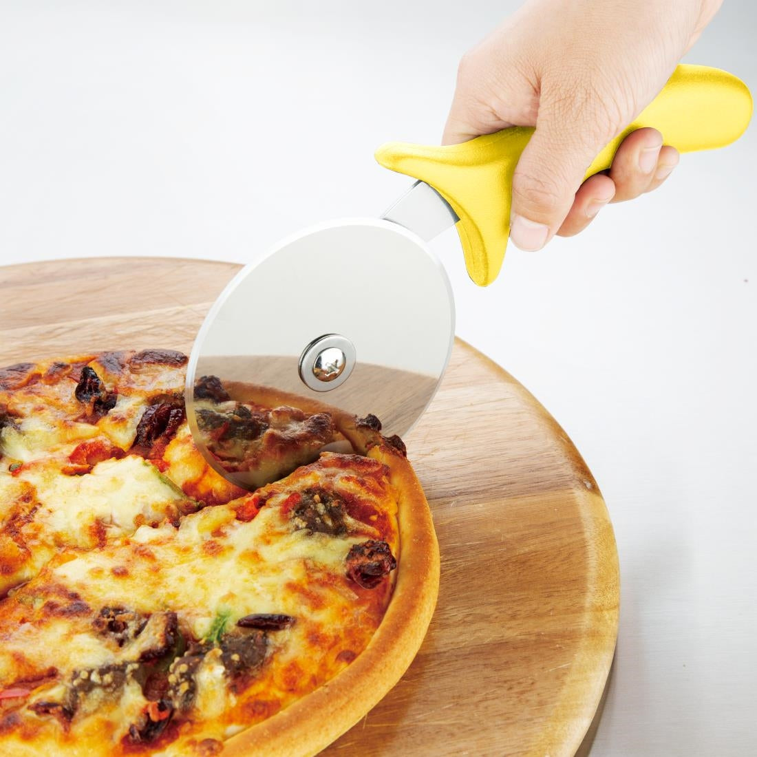 Roulette à pizza Hygiplas jaune 102 mm - Hygiplas - FX132